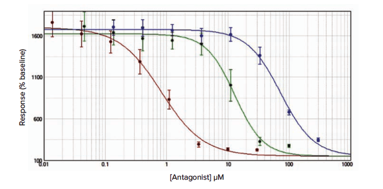 Calcium 6 CRAC channel inhibitor assay in adherent RBL cells