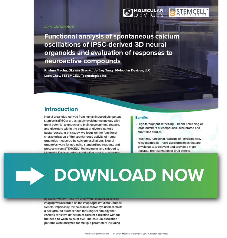 iPSC-derived 3D neural organoids App Note