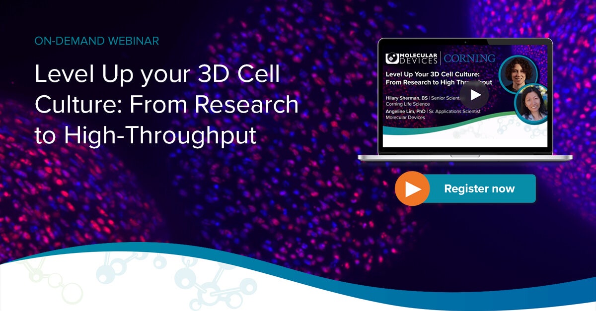 Level up your 3D Cell Culture: from Research to High Throughput