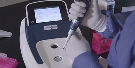 Absorbance is measured using a spectrophotometer or microplate reader