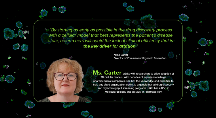 Nikki Carter, Director of Commercial Organoid Innovation